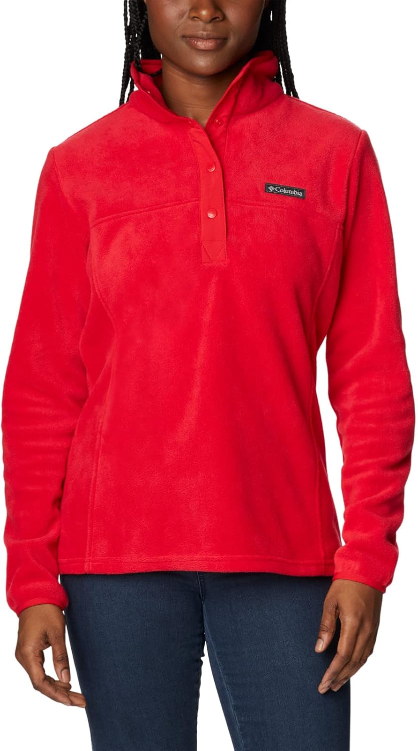

Женский свитер Columbia Benton Springs 1/2 Snap, Red Lily