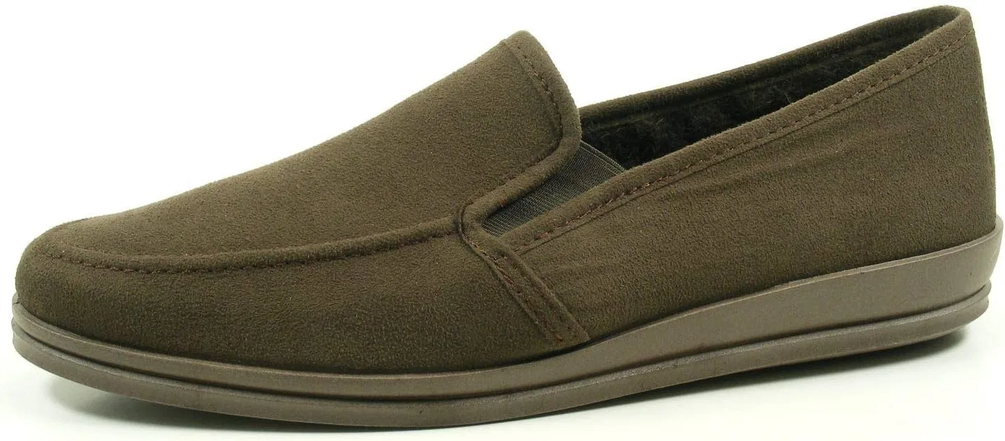 Мужские тапочки Rohde Lillestrom 2609-72 из натуральной шерсти, Brown