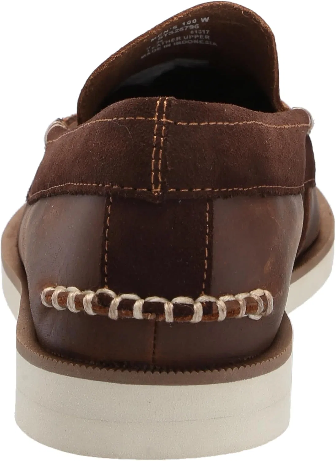 Лоферы из натуральной кожи Sperry, коричневая кожа — фото 3
