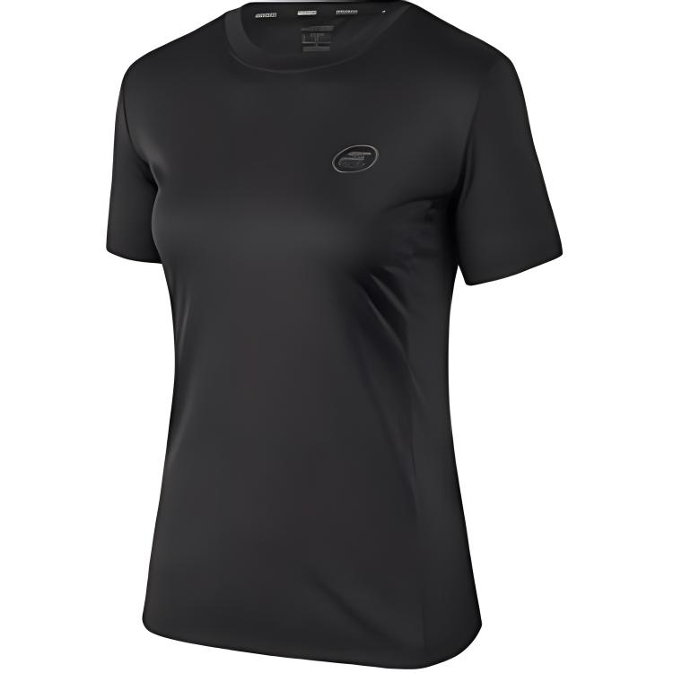 

Skechers Футболка женская угольно-черная Carbon Black, Черный, Skechers Футболка женская угольно-черная Carbon Black