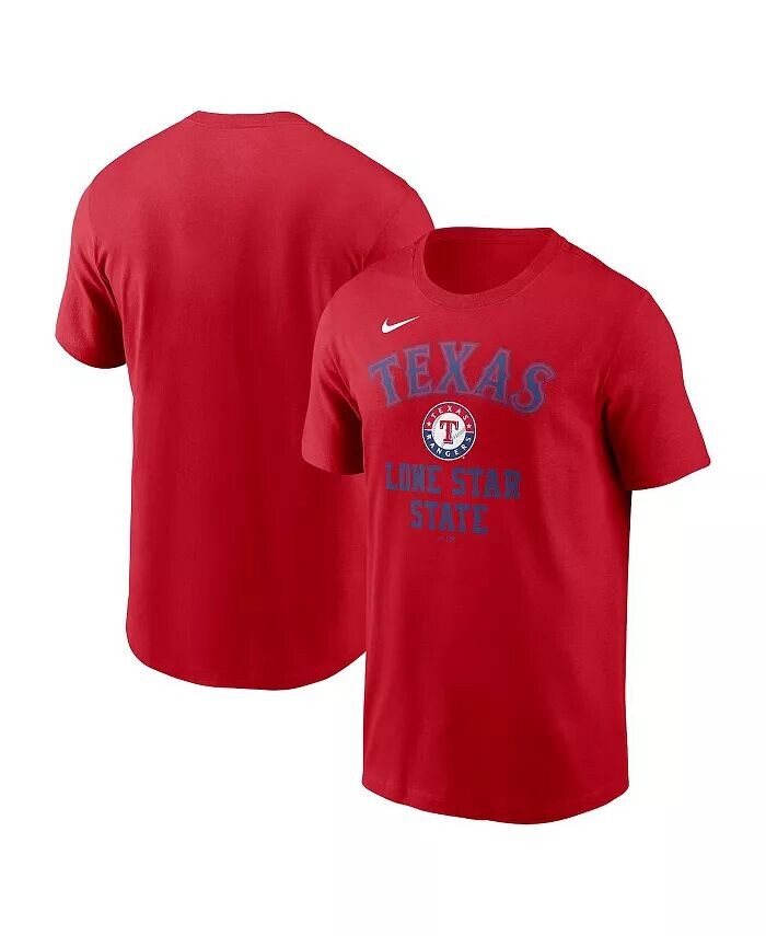 

Мужская футболка Texas Rangers Local Hometown Nike, красный