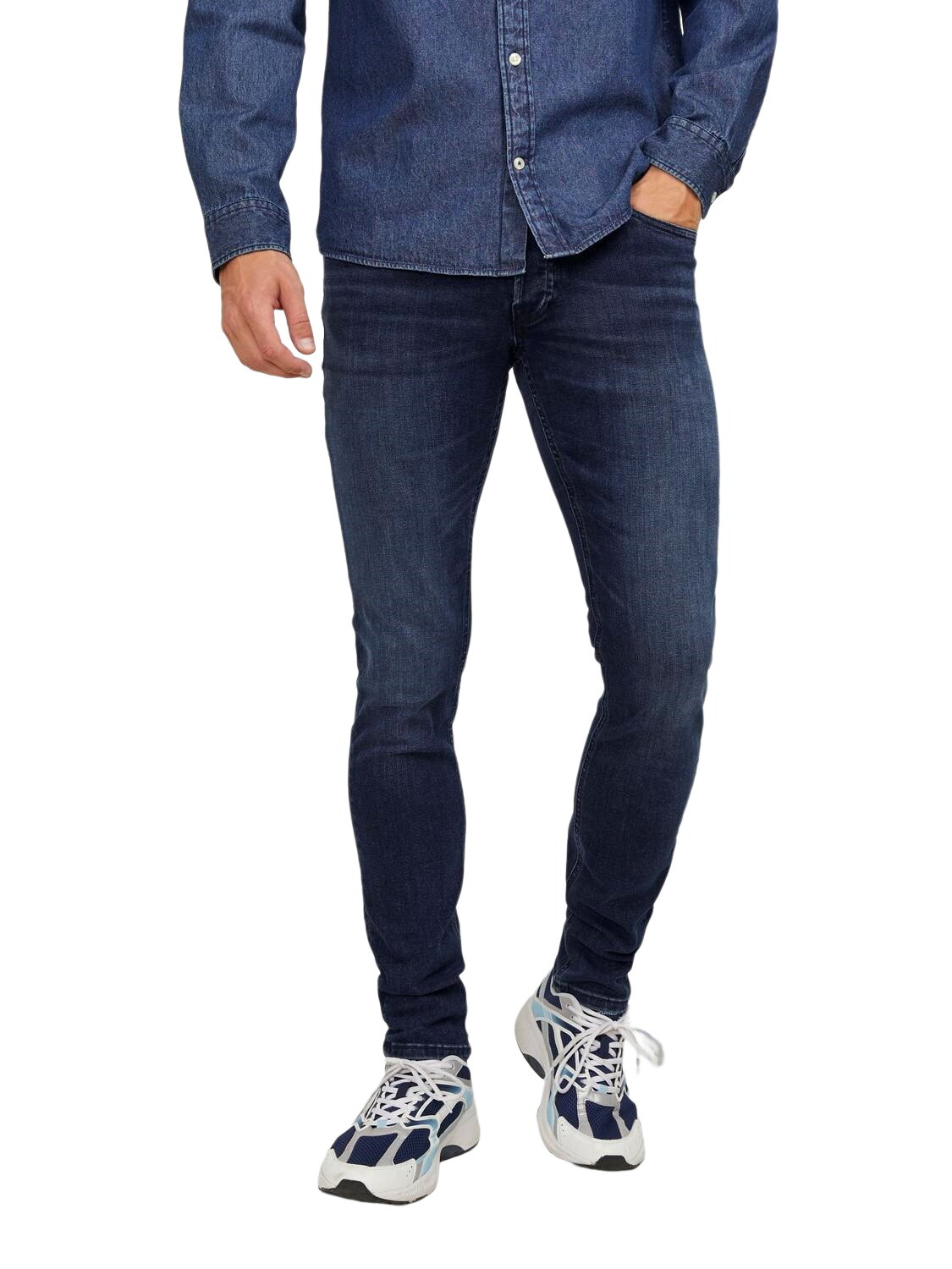 

Джинсы Jack & Jones JJIGLENN JJORIGINAL AM 812 slim, синий