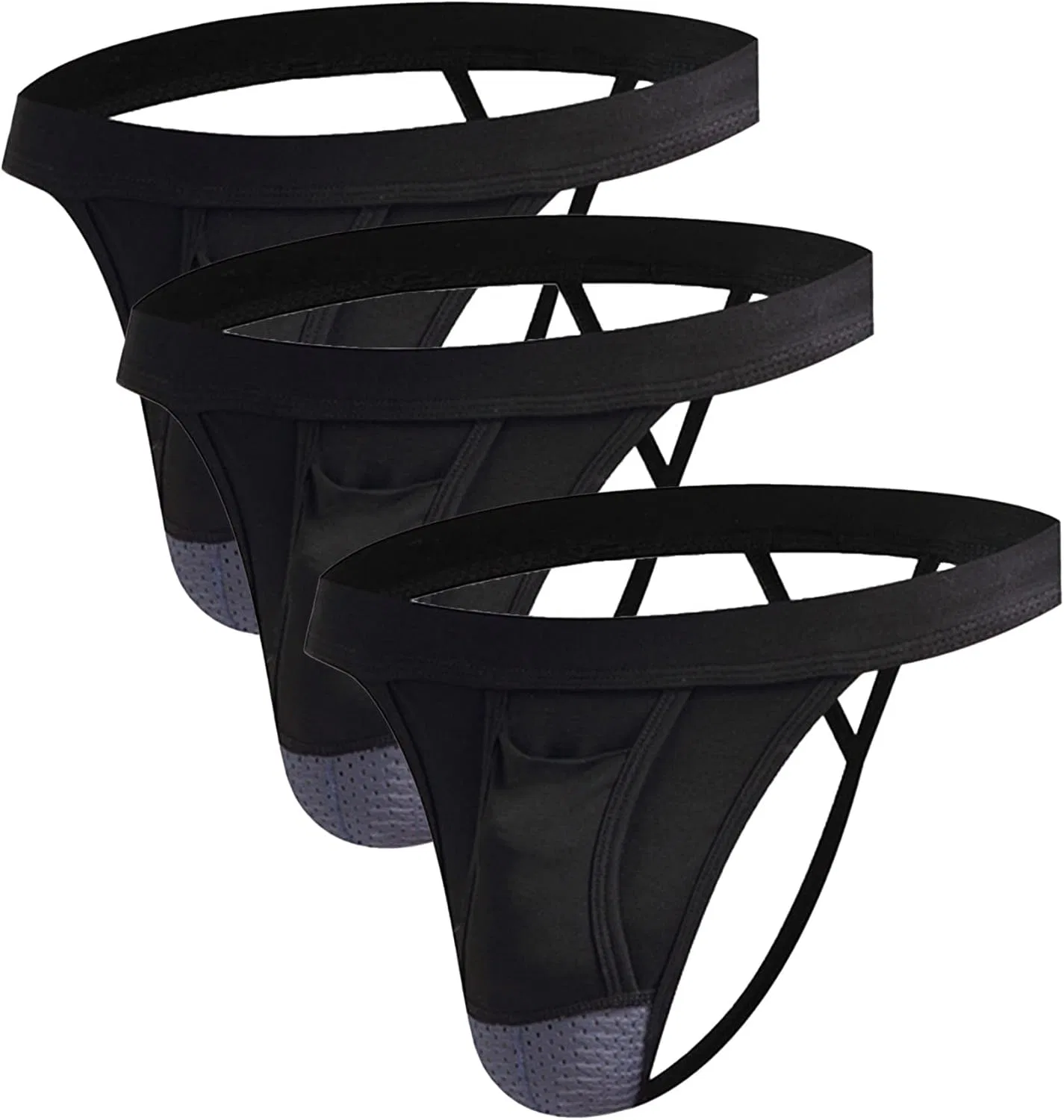 Боксеры дышащие Mesh, Black, 3 шт