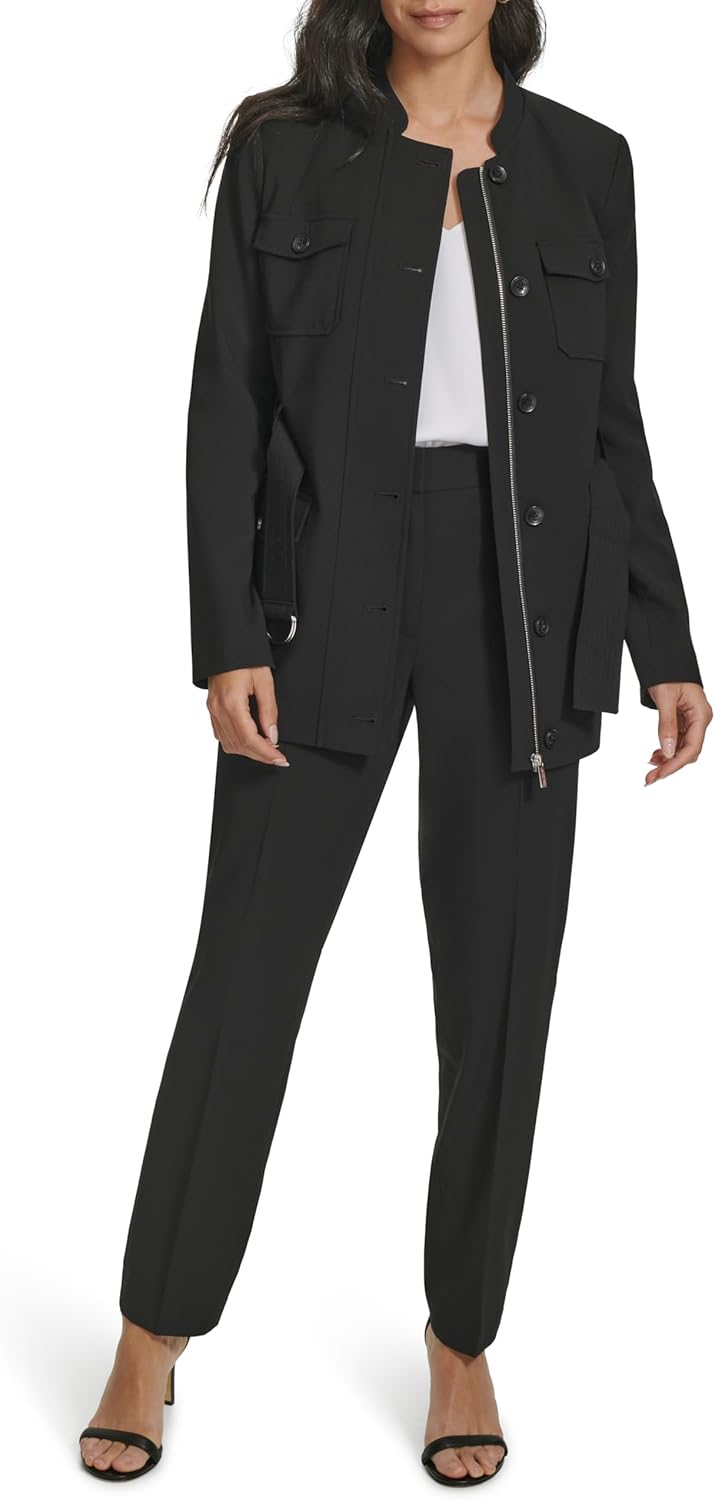 

Женская тканая куртка Calvin Klein на пуговицах, Black