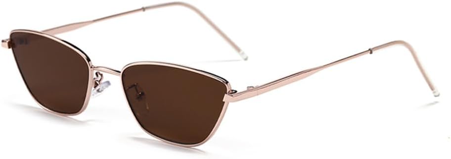 

Ретро-солнцезащитные очки «кошачий глаз» для женщин и мужчин, винтажные солнцезащитные очки с защитой от УФ-излучения UV400 для использования на открытом воздухе LANGSER, Tea