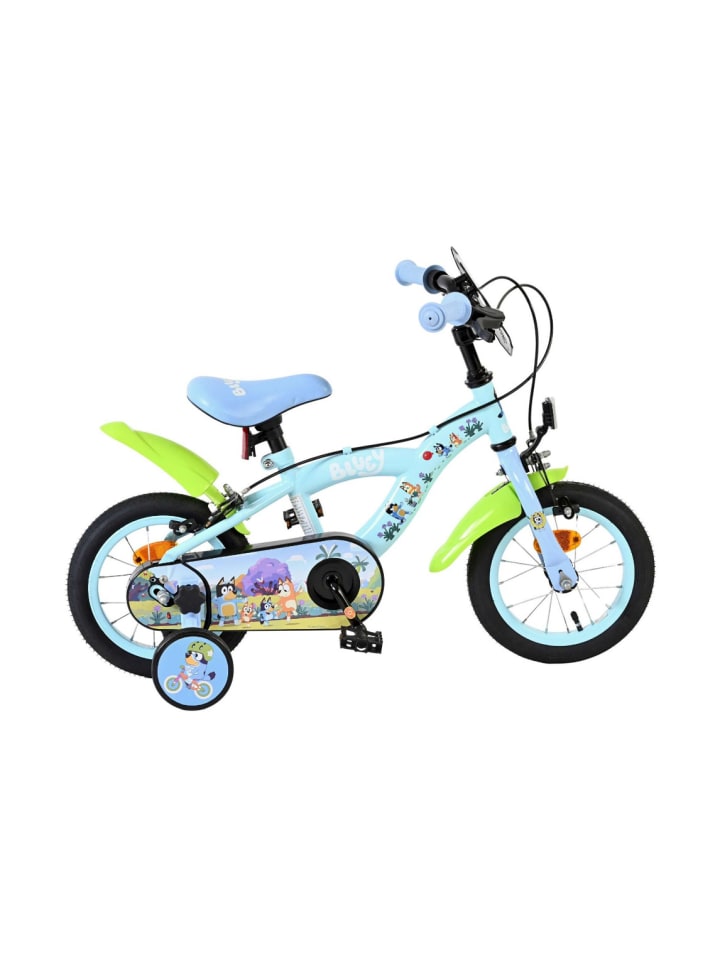

Volare Детский велосипед Bluey 12 дюймов без ножного тормоза, светло-голубого цвета