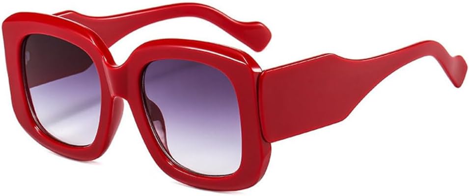 

Модные солнцезащитные очки большого размера для женщин, винтажные очки с градиентным переходом цвета, модные солнцезащитные очки зеленого и фиолетового цвета с защитой от УФ-излучения UV400 TYUVIVO, Black Gray