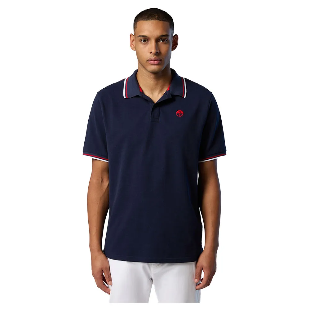 

Поло с коротким рукавом North Sails Logo 692439, синий