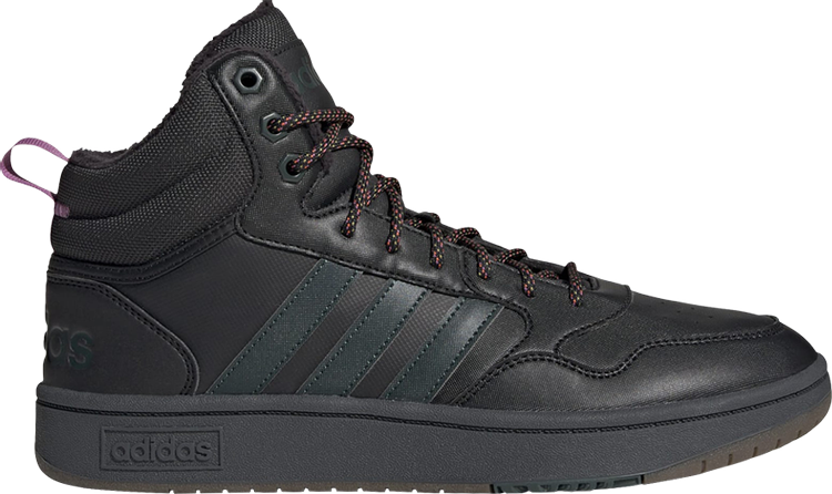 

Кроссовки Hoops 3.0 Mid Winter 'Black Shadow Green Gum', черный