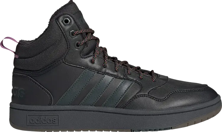 

Кроссовки Hoops 3.0 Mid Winter 'Black Shadow Green Gum', черный