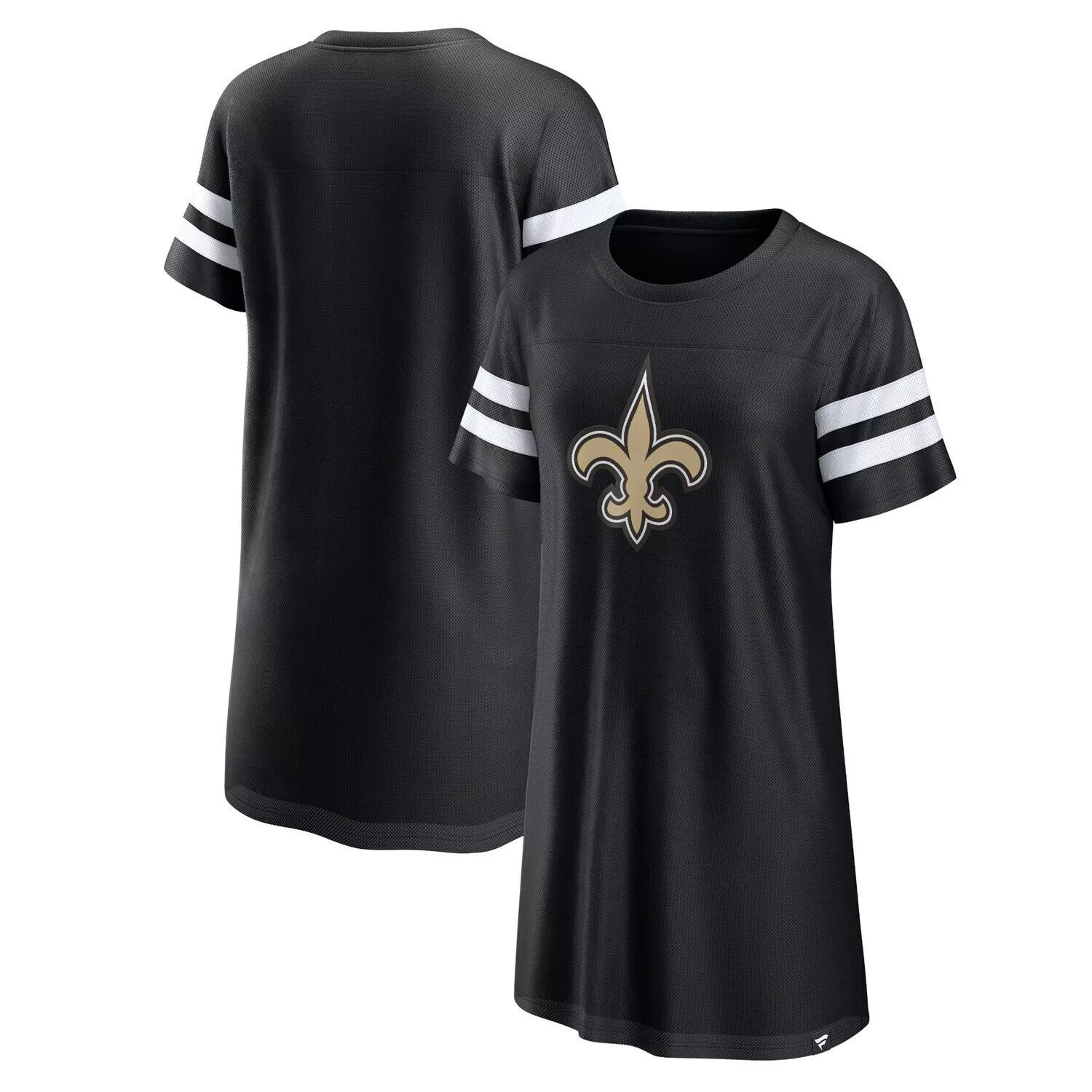 

Женское черно-белое фирменное черно-белое платье Fanatics New Orleans Saints Victory On Dress Fanatics, Черный, Женское черно-белое фирменное черно-белое платье Fanatics New Orleans Saints Victory On Dress Fanatics