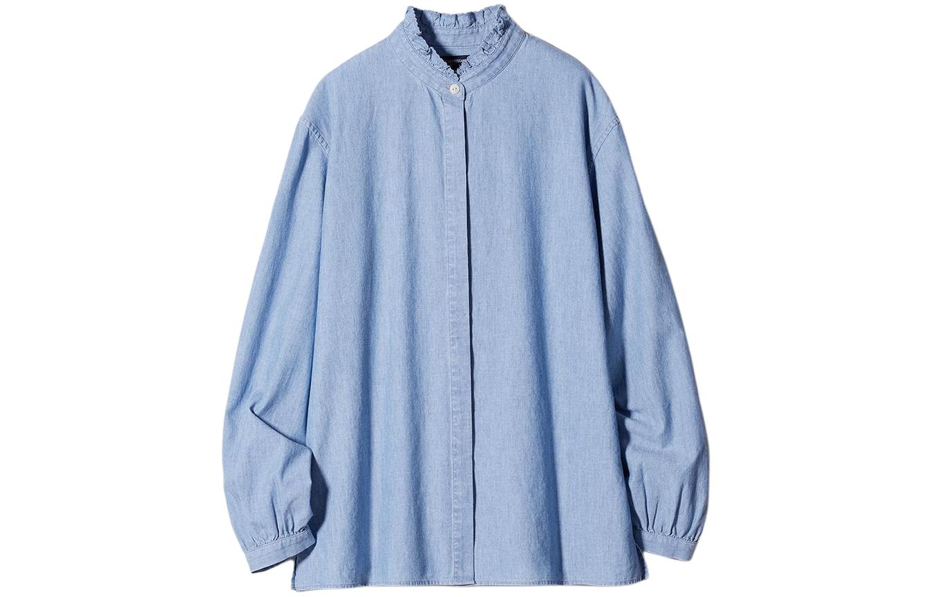 

Ines De La Fressange X Ines De La Fressange Женская синяя рубашка UNIQLO