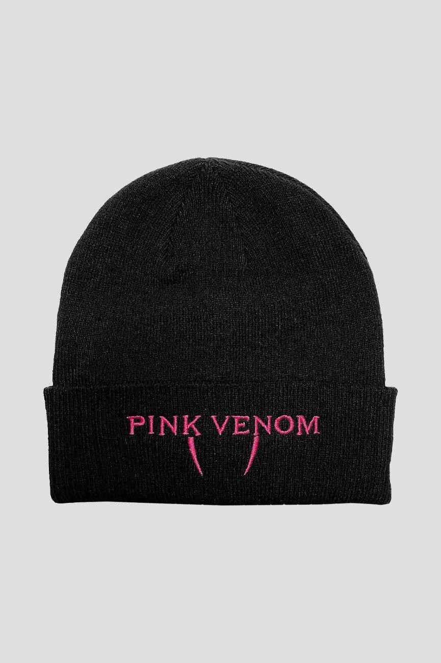 

Розовая шапка-бини Venom Pink, черный