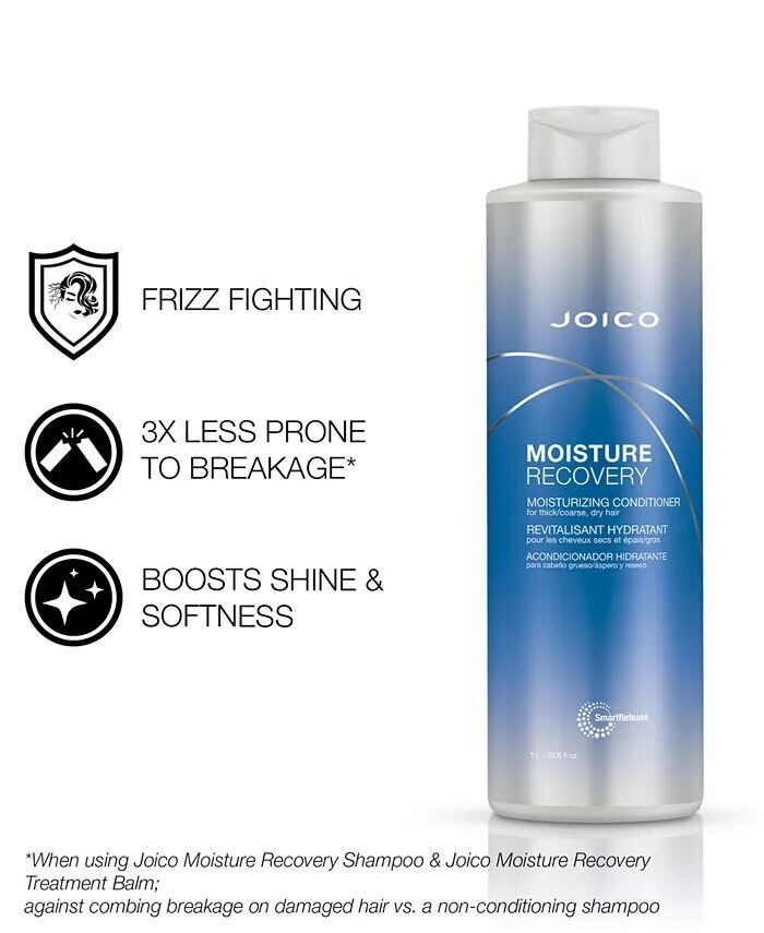 Увлажняющий кондиционер Moisture Recovery для сухих волос, 33,8 унции Joico — фото 3