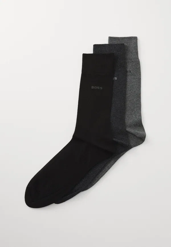 Носки 3 пары Boss, black/light grey/dark grey, черный/светло-серый/темно-серый