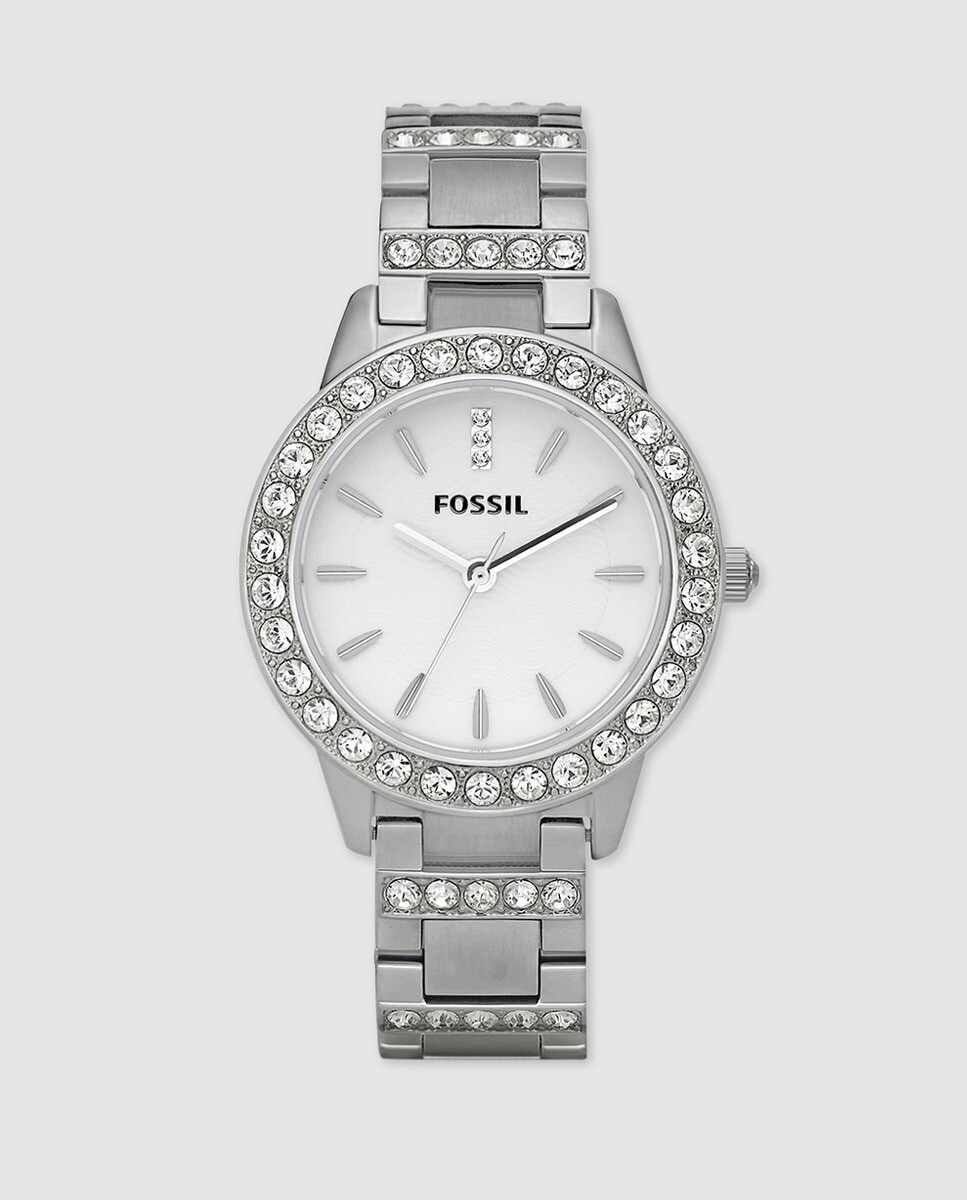 

Fossil ES2362 Jesse стальные женские часы с кристаллом Fossil, серебро