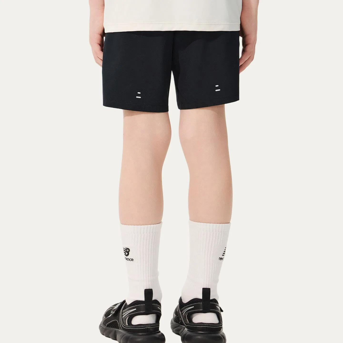 Шорты для детей Moderate New Balance черные — фото 4