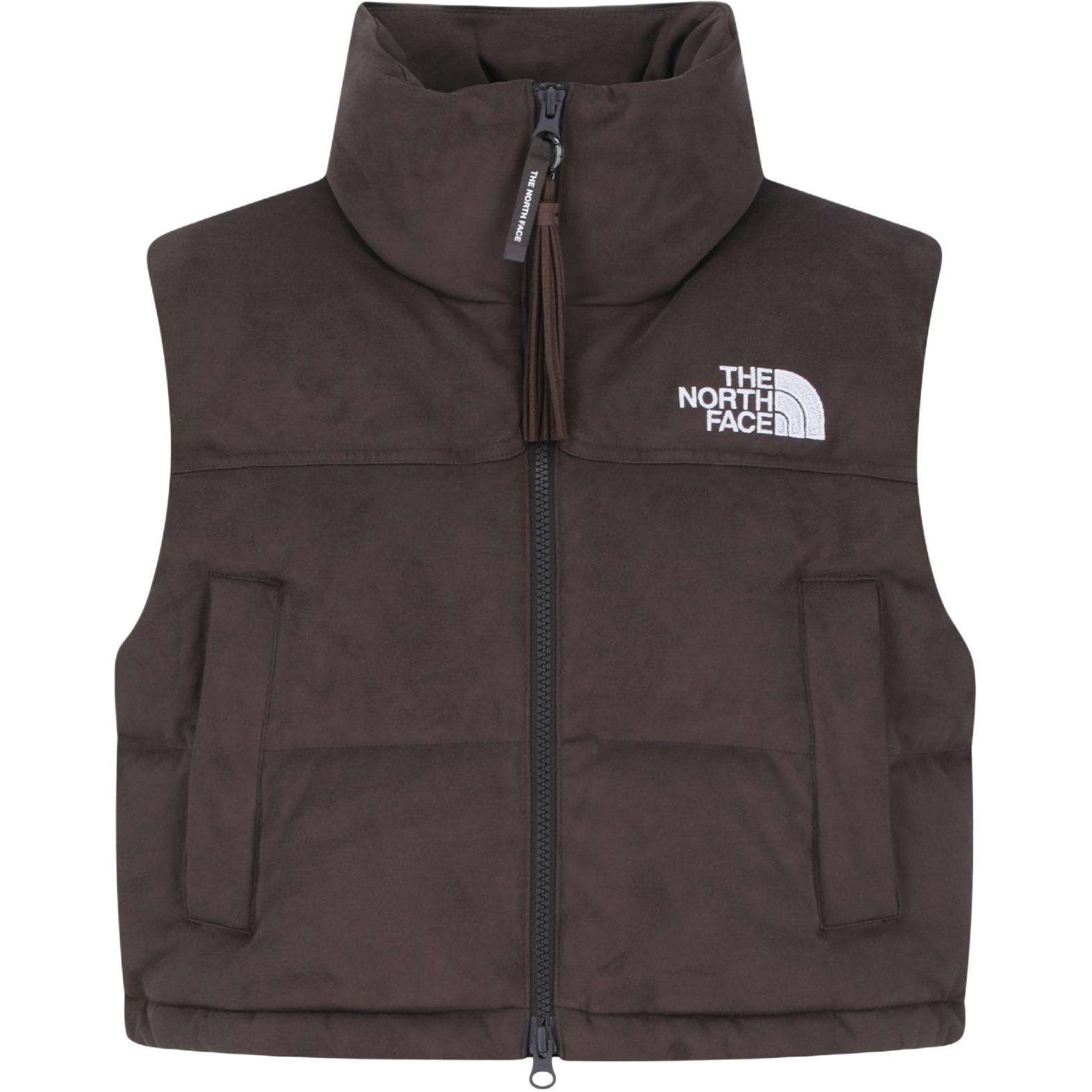 

Женская пуховая жилетка THE NORTH FACE, коричневый
