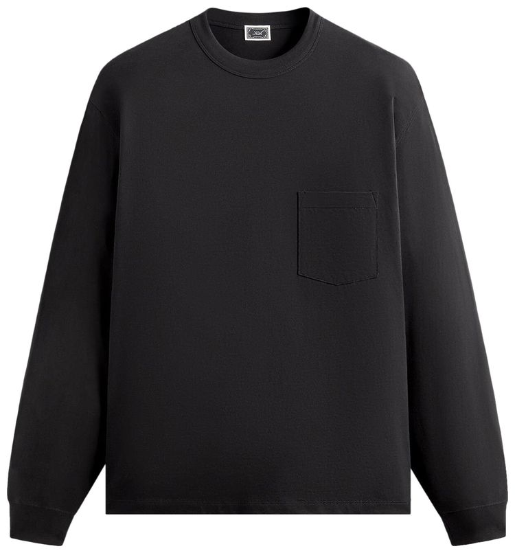 

Футболка с длинными рукавами Kith Leonard Pocket Tee, черная