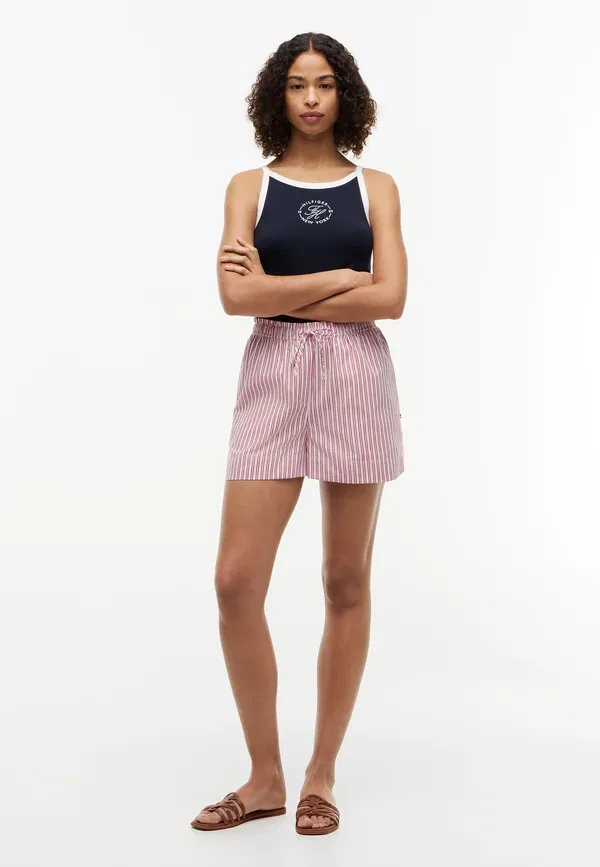 Шорты Tommy Hilfiger Summer Poplin Pull On, красные — фото 2