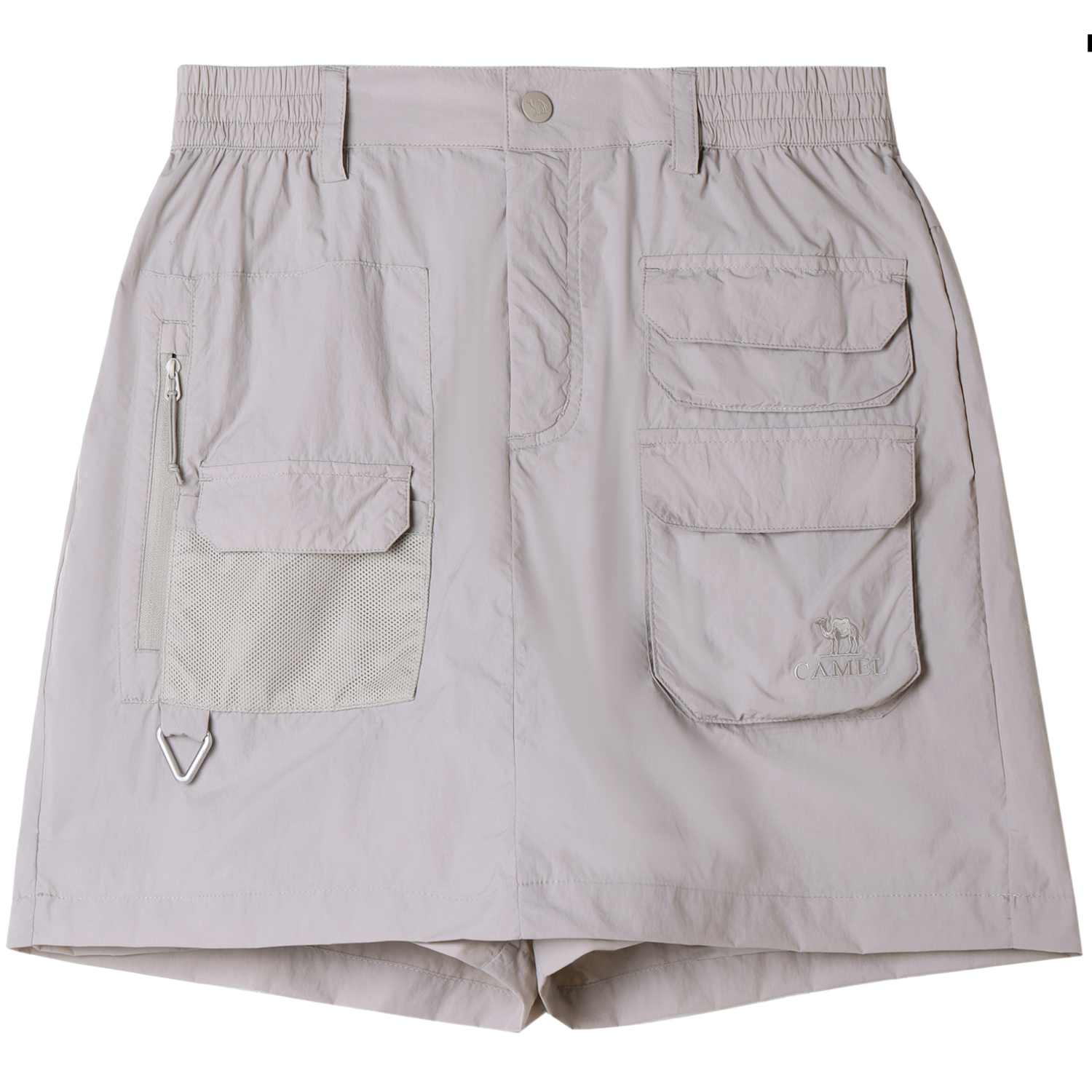 

Повседневная короткая юбка женская CAMEL, серый