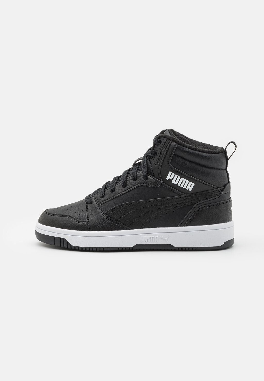 Высокие кроссовки Rebound V6 Mid Jr Unisex Puma, цвет shadow gray/black/white — фото 2