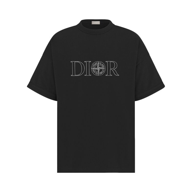 

Футболка Dior x Stone Island T-Shirt, черный