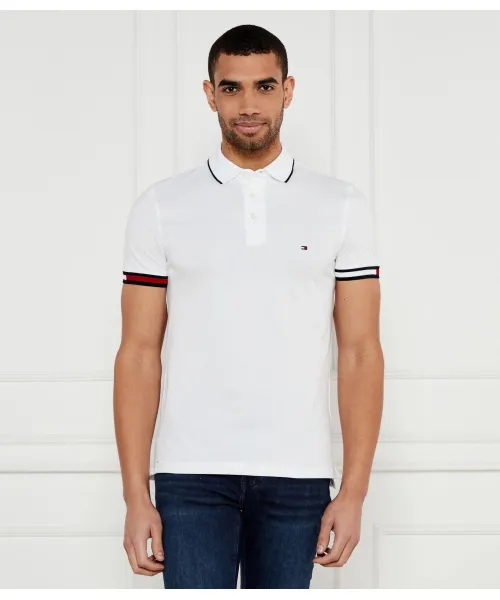 

Футболка поло Slim fit Tommy Hilfiger, белый