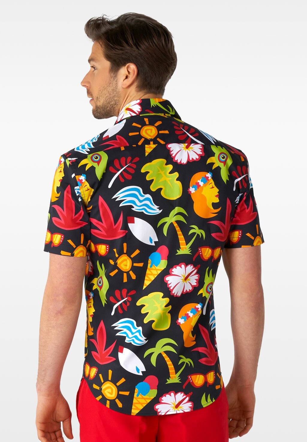 

Рубашка TROPICAL THUNDER OppoSuits, черный