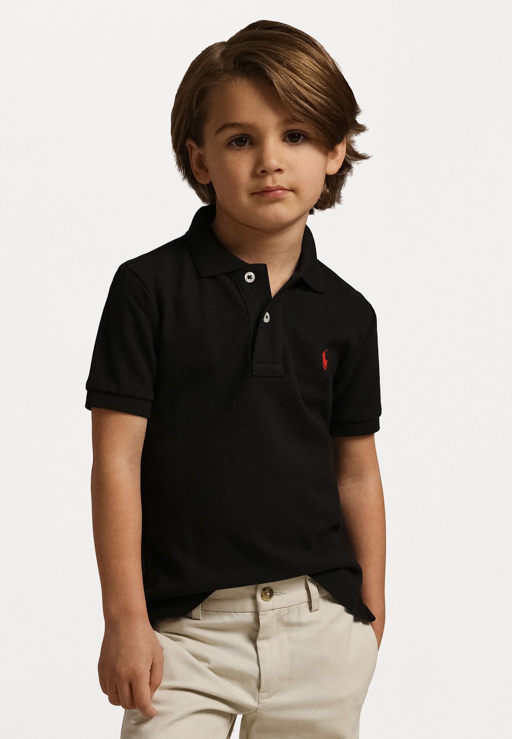 Поло THE ICONIC POLO SHIRT Polo Ralph Lauren, черный — фото 2