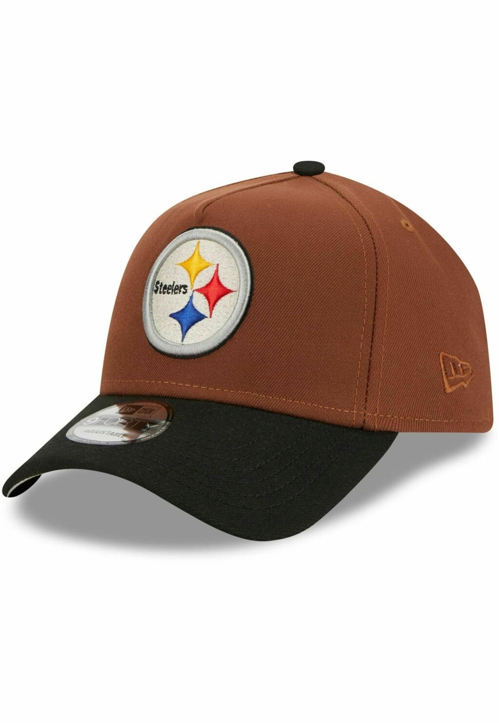 

Бейсболка 9FORTY TRUCKER SIDEPATCH PITTSBURGH STEELERS New Era, цвет brown