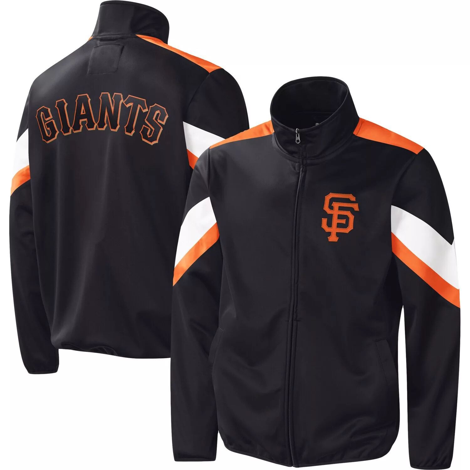 

Мужская спортивная куртка Carl Banks черного цвета с молнией во всю длину San Francisco Giants Earned Run G-III, Черный, Мужская спортивная куртка Carl Banks черного цвета с молнией во всю длину San Francisco Giants Earned Run G-III