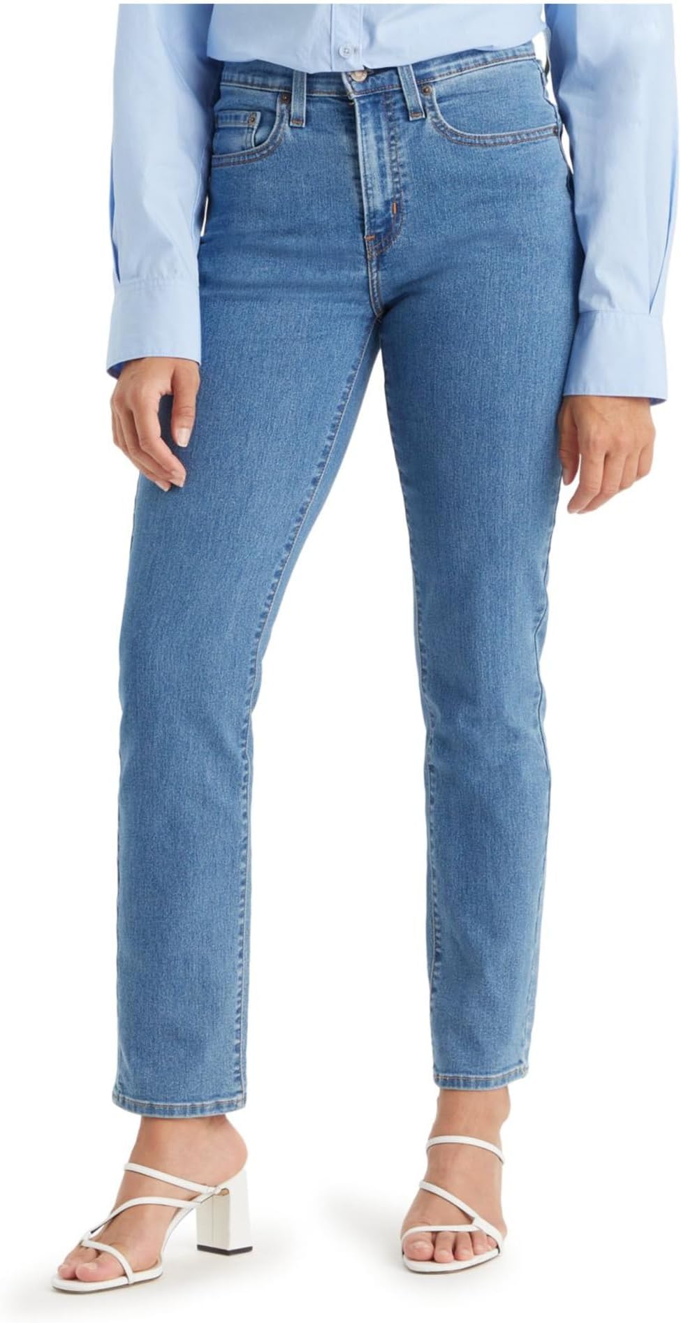 

Джинсы Levi's Womens 724 High-Rise Straight, цвет We Have Arrived