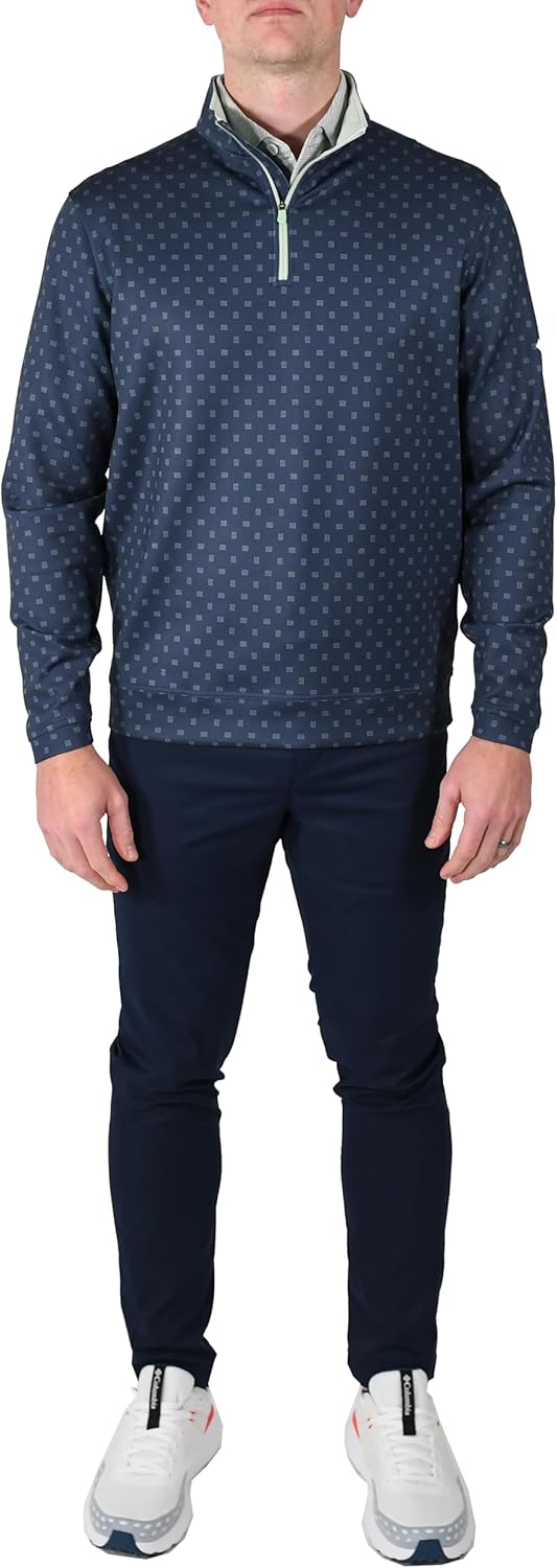 

Columbia Golf мужская толстовка Omni-Wick Printed Wickhams Hills, Printed Dark Mountain