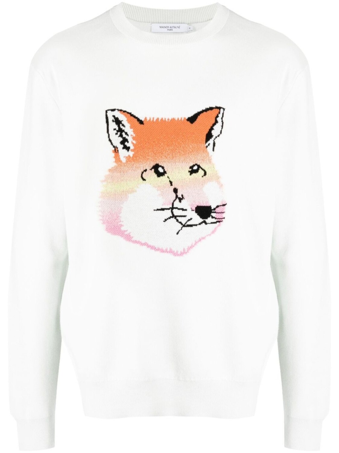 

Maison Kitsuné джемпер Fox с круглым вырезом, зеленый