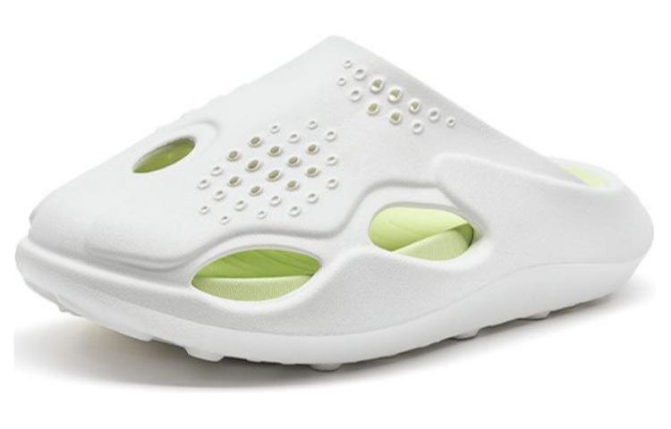 XTEP Закрытые тапочки мужские бело-зеленые, цвет White Green — фото 2