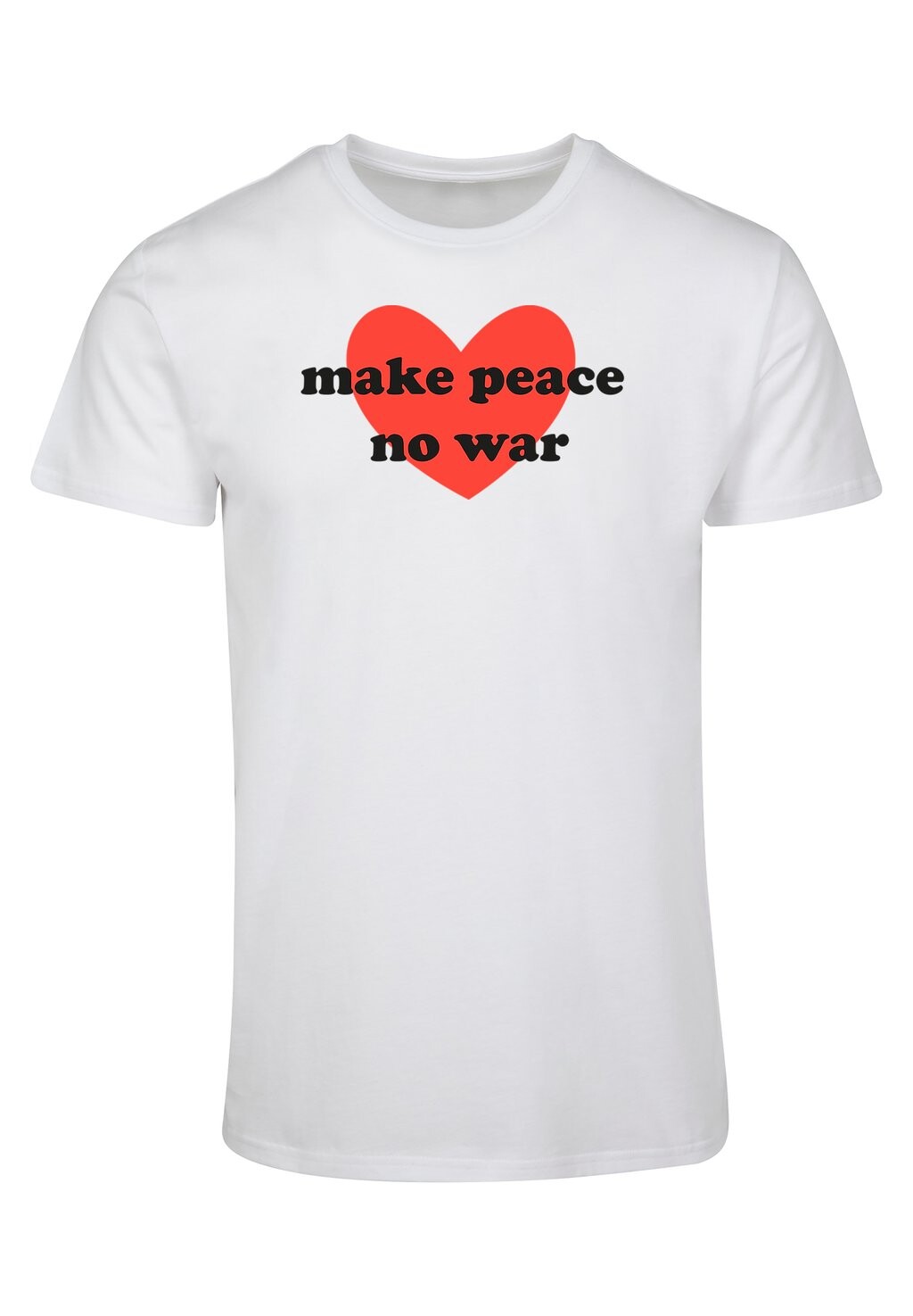 

Футболка с принтом PEACE HEART Merchcode, белый