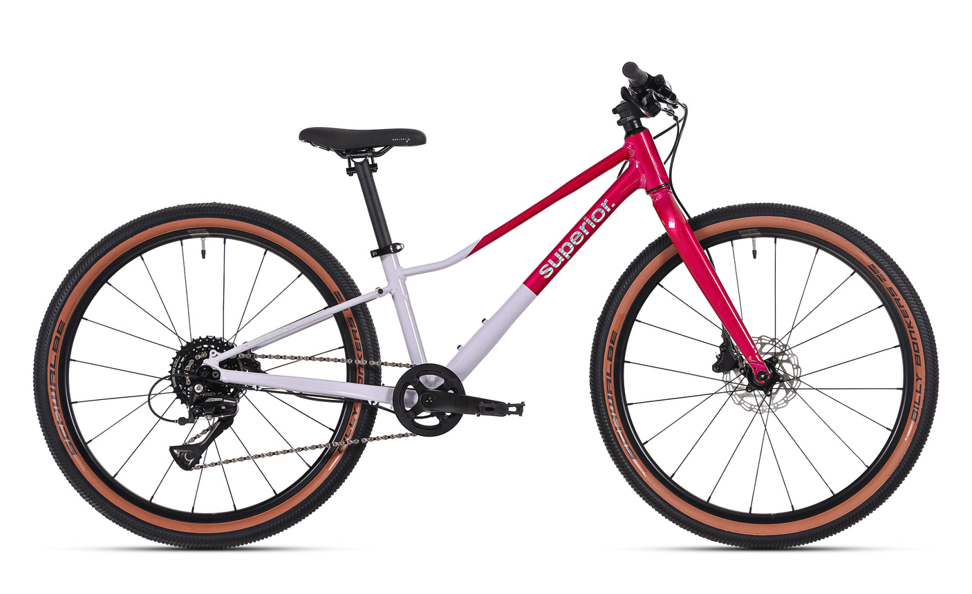 

Детский велосипед Superior f.l.y. 24 (2026) - 24 дюймов kinderfahrrad - gloss purple