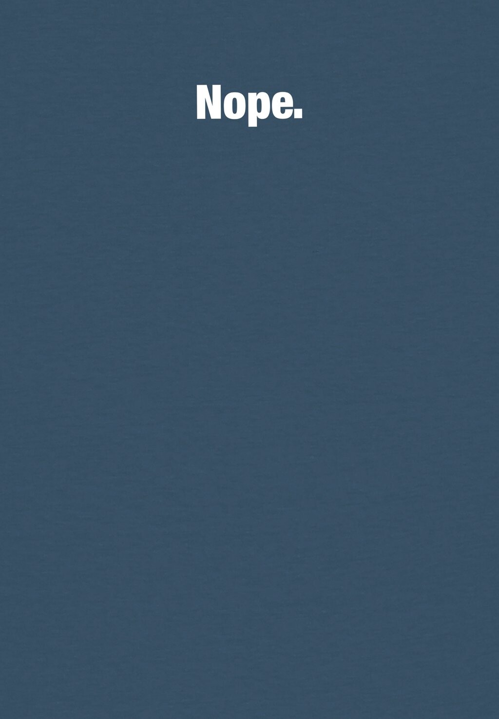 

Футболка с принтом NOPE watapparel, бирюзовый