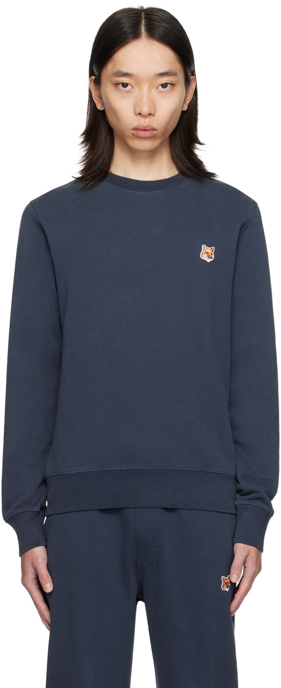 

Толстовка Navy Fox Head Regular Maison Kitsune