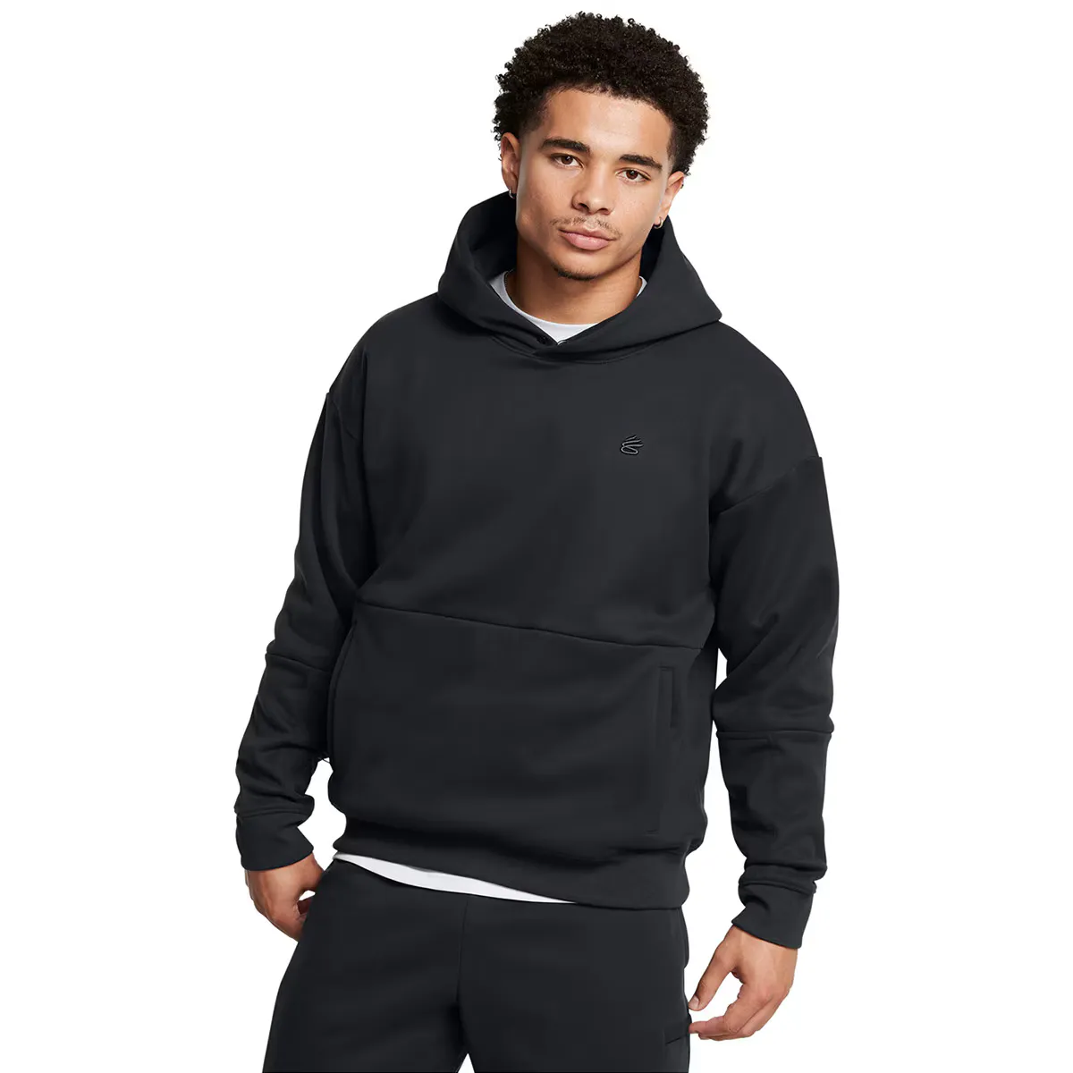 

Мужская толстовка с капюшоном Curry DNA-Blk Under Armour Баскетбольная толстовка, чёрный