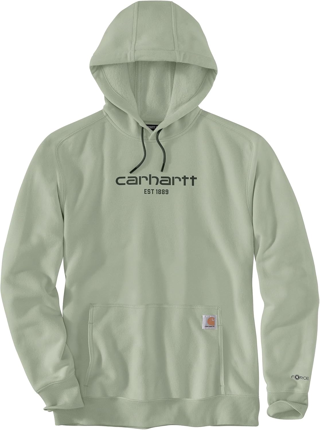 

Carhartt мужская толстовка Force Relaxed Fit легкая с логотипом, Sage, Зеленый, Carhartt мужская толстовка Force Relaxed Fit легкая с логотипом, Sage
