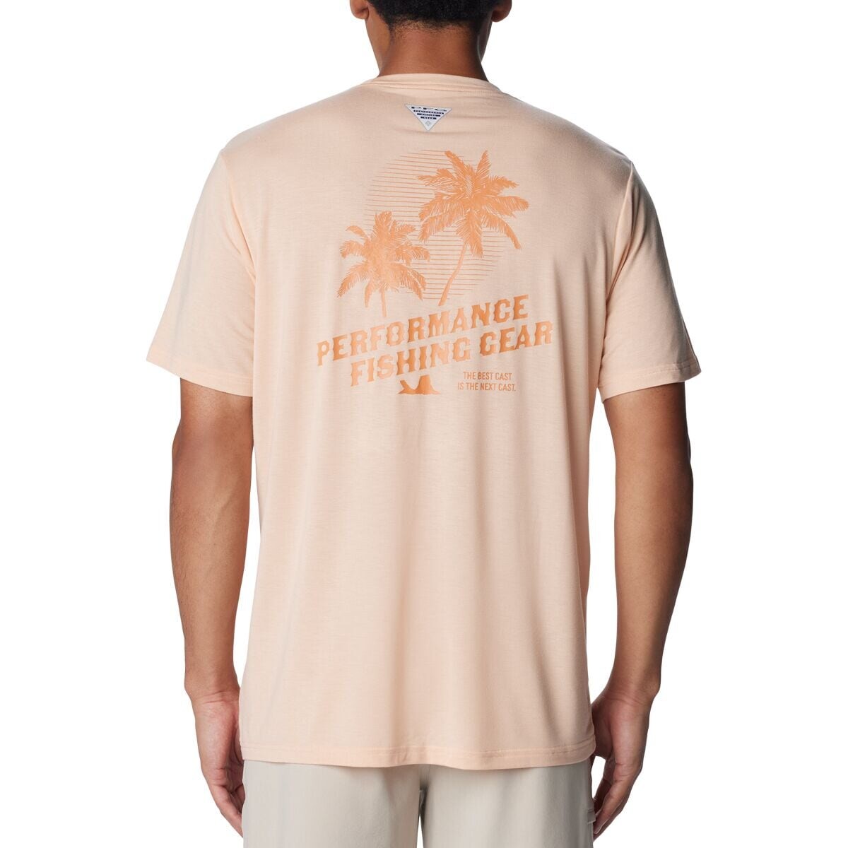 

Футболка pfg uncharted tech Columbia, цвет peach fizz easy breezy
