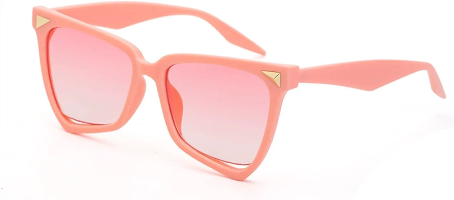 

Солнцезащитные очки GAOXIN «Кошачий глаз» для мужчин и женщин, большая оправа, цветные, для использования на открытом воздухе (Цвет: C, Размер: Средний), C