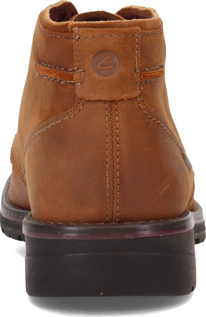 Мужские водонепроницаемые ботинки Clarks Morris Peak, темно-коричневый — фото 4