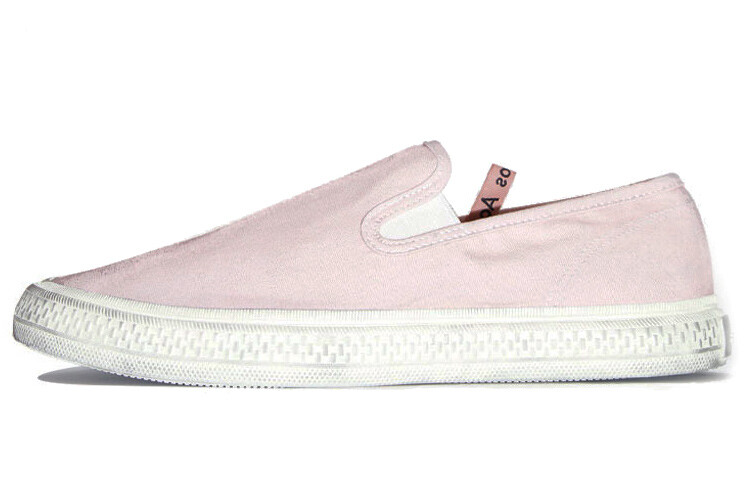 

Холщовые кеды мужские низкие розовый Acne Studios