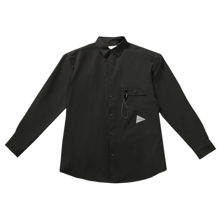 

Рубашка And Wander Dry Breathable Long-Sleeve Shirt 'Charcoal', коричневый