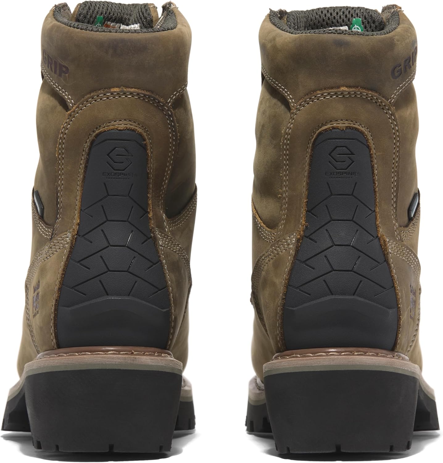 Timberland PRO Evergreen, мужские, коричневые, композитный мыс, EH, водонепроницаемые/утепленные, Turkish Coffee — фото 3