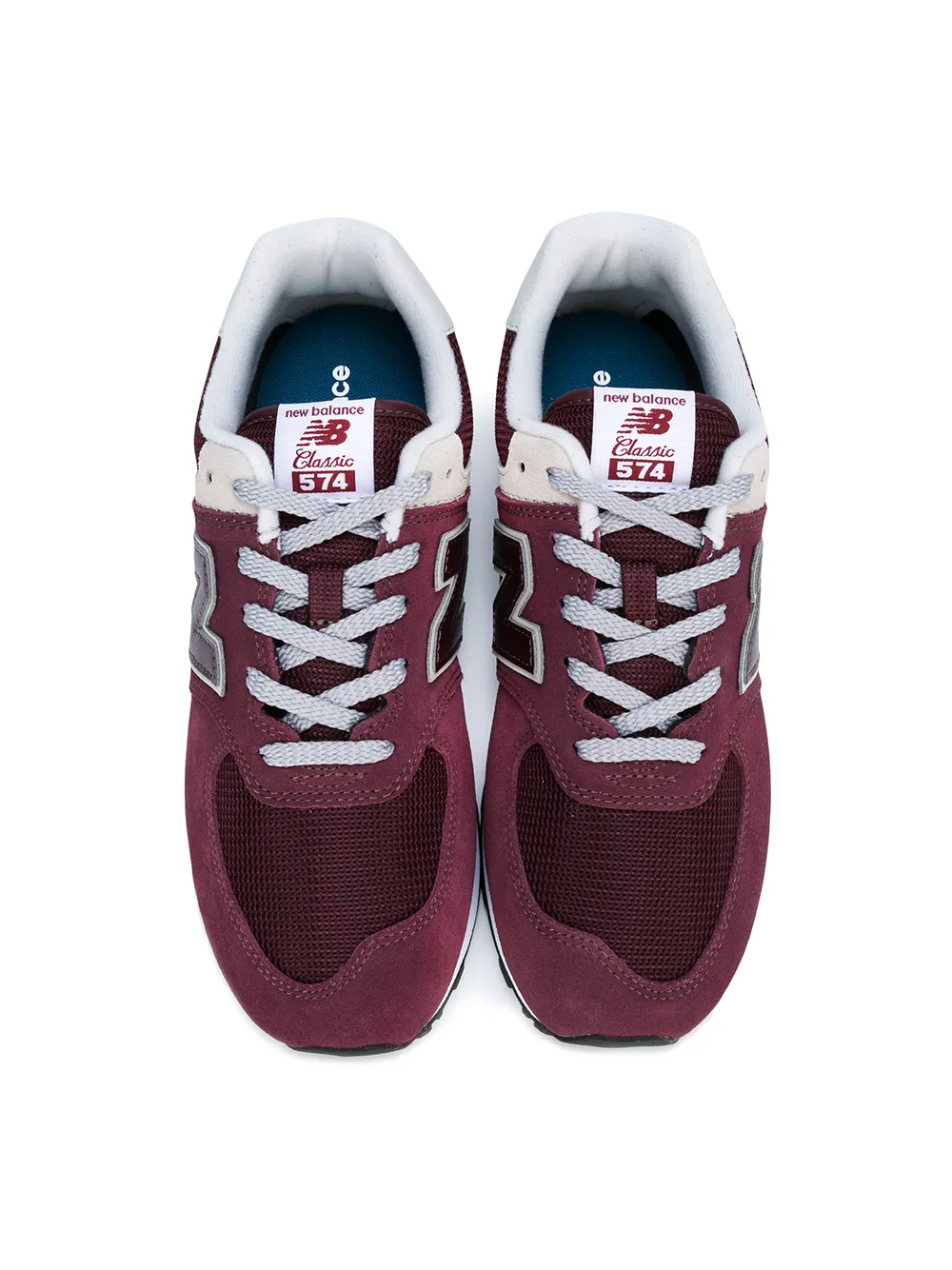 Кроссовки на шнуровке New Balance Kids, красный — фото 3
