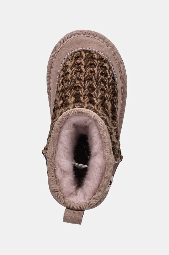 Детские зимние ботинки Mauboy Knit Emu Australia, коричневый — фото 4